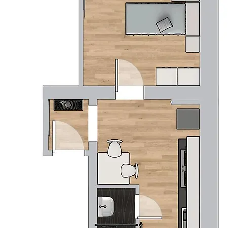 Апартаменты Modern, Komfortabel, Vollausgestattet - Wohnen Fuer Geschaeftsreisende Und Monteure By Mevoga *